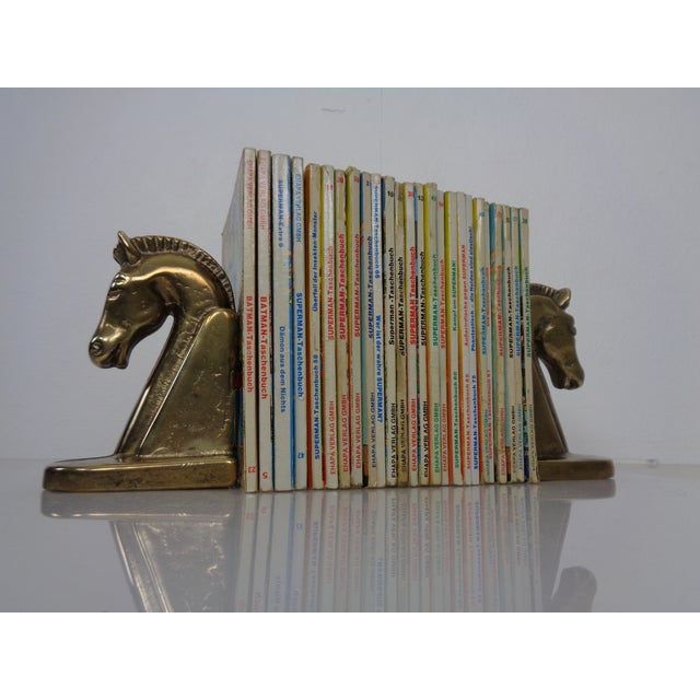 Brass Horses Bookends, 1960s, Set of 2 For Sale - Image 4 of 16