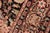 1990s Art Nouveau 1990's Pak-Persian Black/Pink Wool Rug - 6'0'' X 9'3'' For Sale - Image 5 of 9