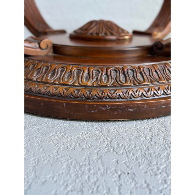 Drexel Heritage Talavera Oval Cocktail/Coffee Table – Glass Top For Sale - Image 13 of 15