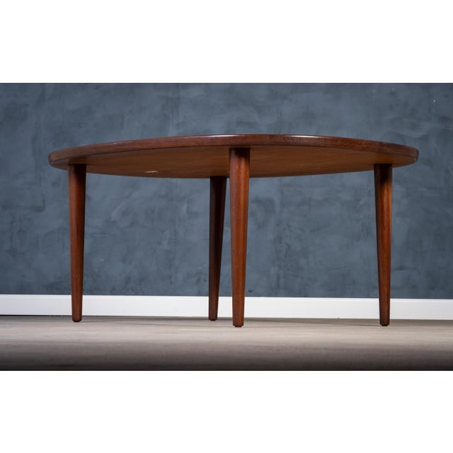 Oval Coffee Table from Odense Møbelfabrik, 1960s For Sale - Image 6 of 11