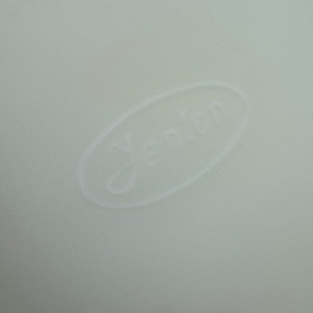 1970s Vintage Fenton Rose Compote in Satin Glass Custard Yellow 7.75" For Sale - Image 5 of 9