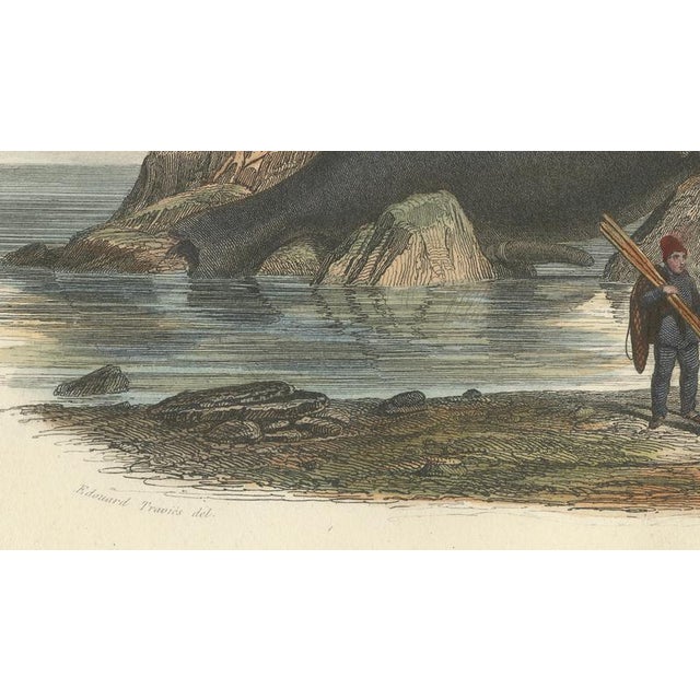 After Édouard Traviès, The Cylindrical Physale (Sperm Whale), 1840, Hand-Colored Engraving For Sale - Image 8 of 10