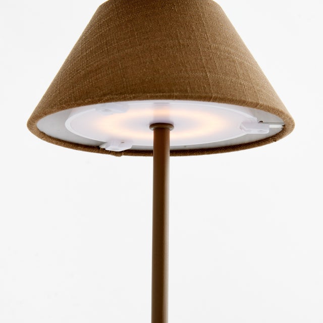 Alluna Cordless Led Lamp 10" - Brown For Sale In Chicago - Image 6 of 7