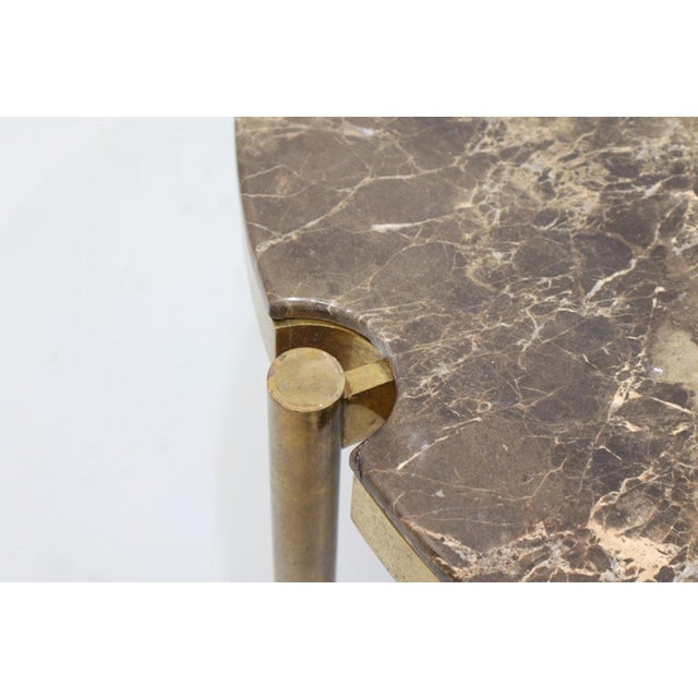 Occasional Table in Emperador Marble by Osvaldo Borsani, 1960 For Sale - Image 12 of 15