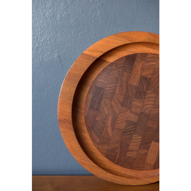 Dansk Early Vintage Dansk Teak Cutting Board Tray Platter by Jens H. Quistgaard For Sale - Image 4 of 11