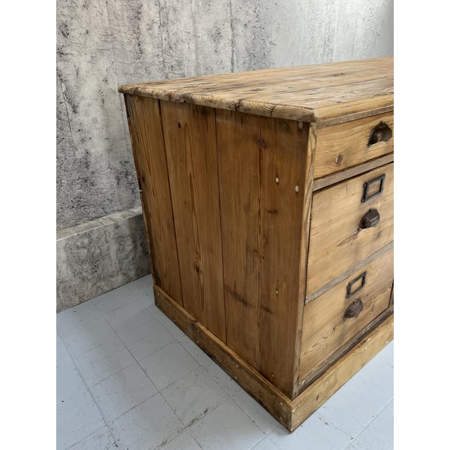 Rustic Haberdashery Shop Counter, 1890s For Sale - Image 6 of 14
