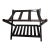Vintage Brown Wood Luggage Rack For Sale