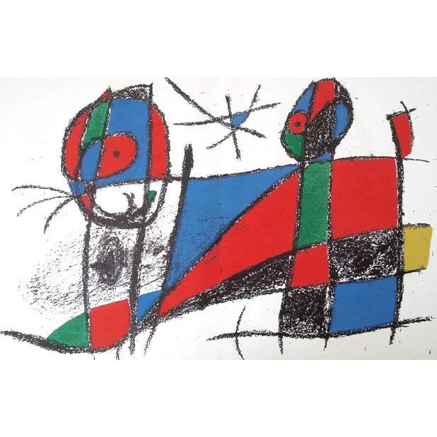 Artist: Joan Miro Country: Spain Title: Untitled – V2-6d Medium: Original Lithograph Marks: Not signed or numbered Size:...