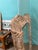 An impressive and exceptionally large vintage Italian carved wood mirror, circa 1980s. This substantial statement piece...