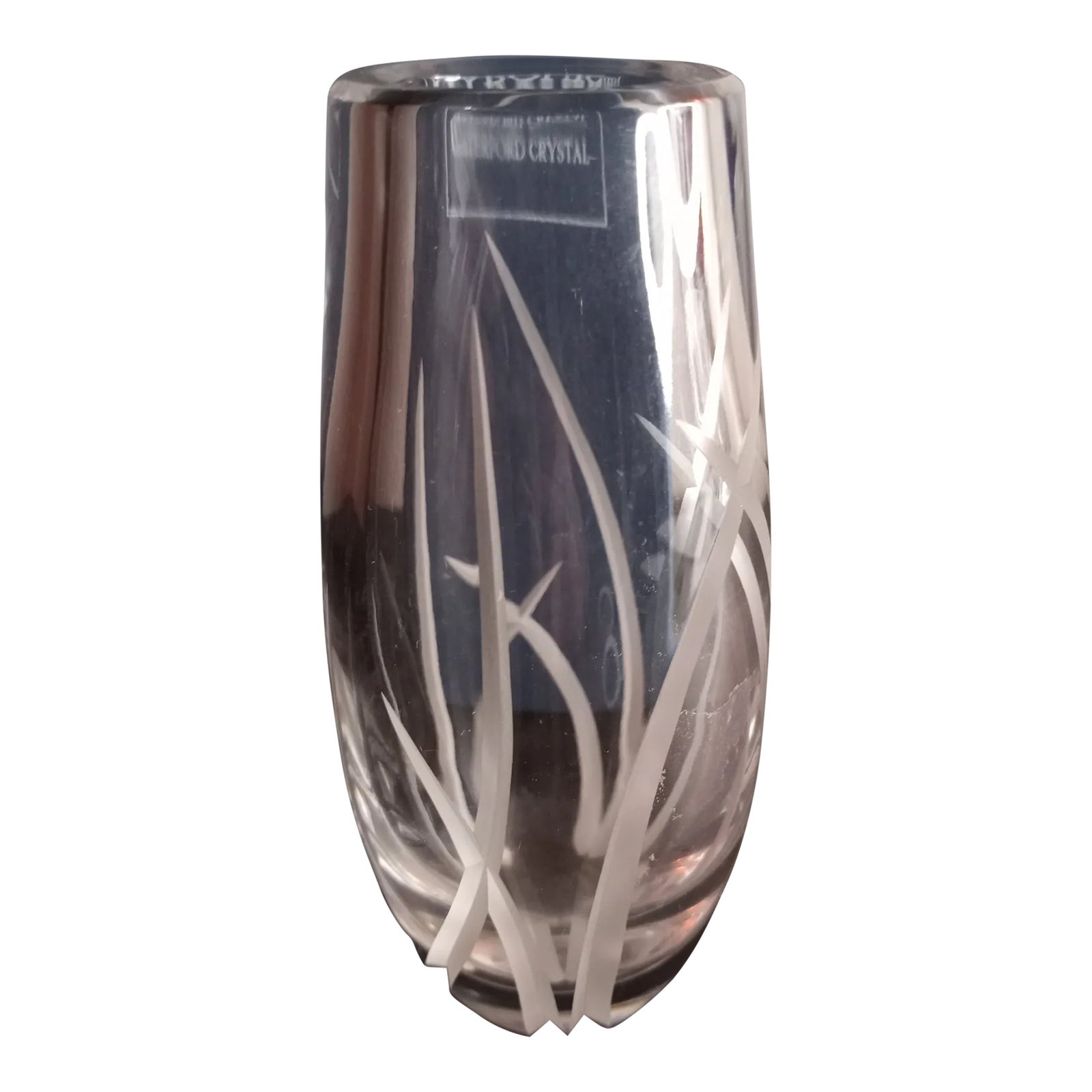 1980s Marquis Waterford Crystal Poland Etched Posy Vase. Chairish