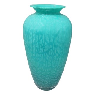 Handcrafted Murano Glass Vase from V.A.M., Italy, 1970s For Sale
