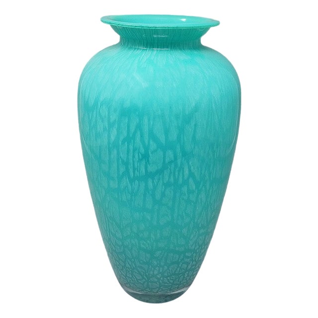 Handcrafted Murano Glass Vase from V.A.M., Italy, 1970s For Sale
