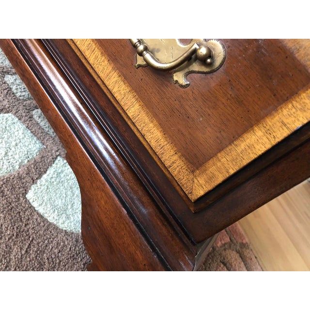 Sienna Rare 1950s Vintage Columbia Manufacturing Co. Chairside Chest For Sale - Image 8 of 13