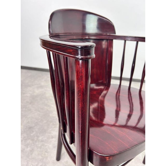 Wood Bentwood Armchairs from Thonet, 1890s, Set of 2 For Sale - Image 7 of 11