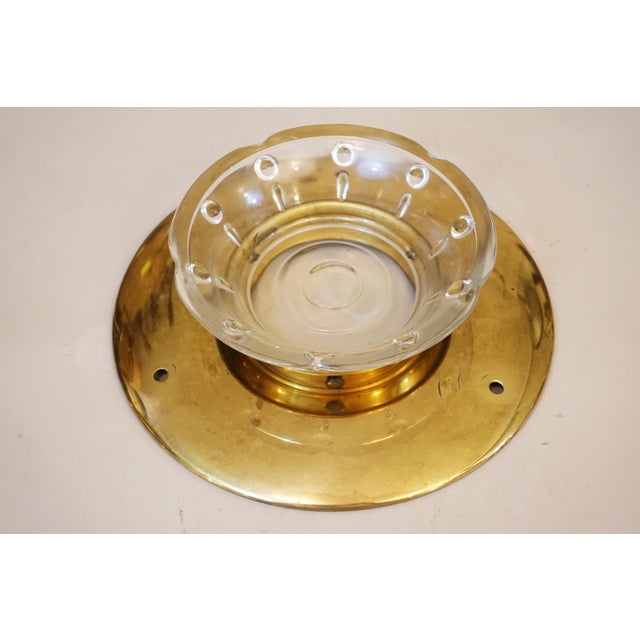 Lightolier Hollywood Regency Elaborate Slag Glass Diffuser Hanging Swag Torchiere Lamp Early 1960s For Sale - Image 9 of 12