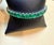 Modern 30 Carat Natural Emerald Cocktail Tennis Bracelet 14 Karat White Gold 7" For Sale - Image 3 of 8