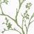Contemporary Schumacher Twiggy Wallpaper in Green For Sale - Image 3 of 4