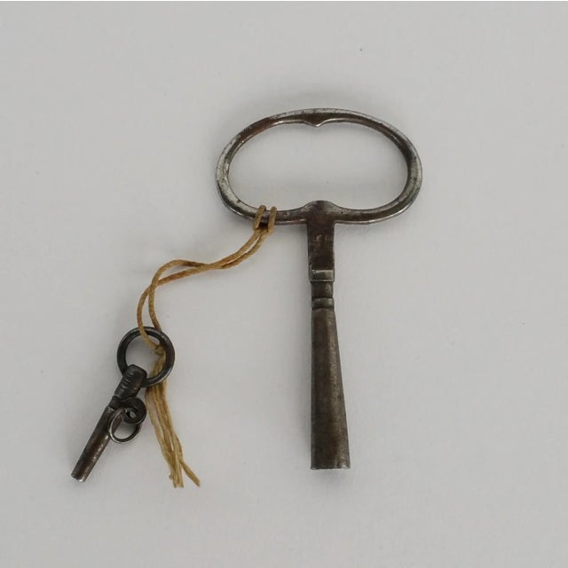 Antique French Spelter Neptune Clock and Vases by L & F Moreau, Set of 3 For Sale - Image 12 of 18