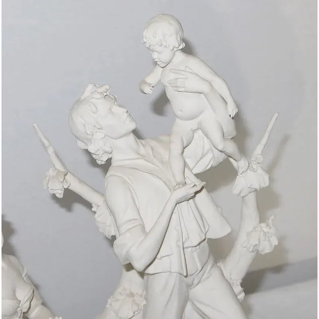 Ceramic Capodimonte Biscuit Figures from Villari, 20th-century For Sale - Image 7 of 18