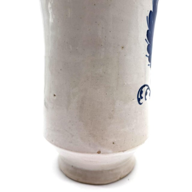 Antique Historicism Majolica Apothecary Vase, Faenza, Italy, 1900s For Sale - Image 12 of 15