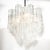 Mid-Century Modernist Hand-Blown Murano Angular Tronchi Glass Chandelier For Sale - Image 4 of 18