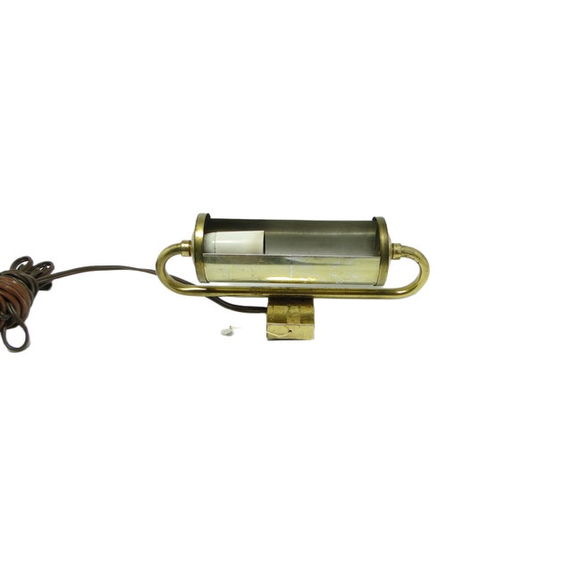 Art Deco Wall Lamp, Czechoslovakia, 1950s For Sale - Image 10 of 10