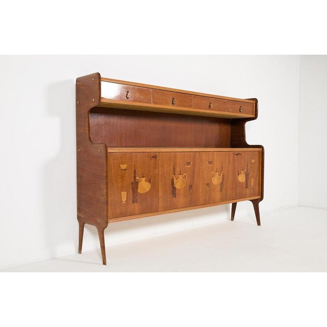 Mid-Century Modern Italian Bar Cabinet, 1960s For Sale - Image 12 of 12