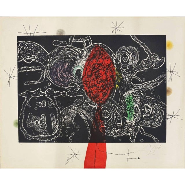 Joan Miró, Espriu - Miró II, 1975, Etching and Aquatint with Carborundum For Sale - Image 7 of 8