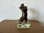 Vintage Piero Banfi Abstract Bronze Female Torso Sculpture on Lucite Base For Sale - Image 10 of 11