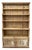 19th Century English Pine Water Fall Bookcase For Sale