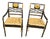 Early 19th Century Pair of Regency Style Painted Black Chinoiserie Lacquer Chairs For Sale