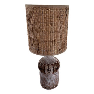 Ceramic Table Lamp by Rafael Giarrusso for Accolay, 1960 For Sale