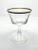 Mid-Century Modern 1950s Fostoria “Richmond” Set of 3 Coupe Champagne Glasses For Sale - Image 3 of 4