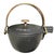 Rustic European Vintage Staub "La Théiére" French Cast Iron Teapot With Brass Handles For Sale - Image 3 of 10