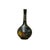 This elegant long-necked globular vase features a striking matte black finish, serving as a dramatic canvas for its...
