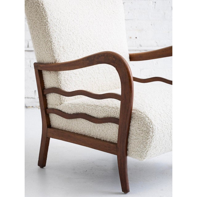 Mid-Century Italian Armchair in the Style of Paolo Buffa For Sale - Image 11 of 13