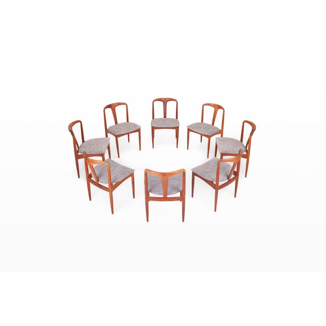 Juliane Dining Chairs by Johannes Andersen for Uldum Mobelfabrik, 1960s, Set of 8 For Sale - Image 12 of 12