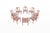 Juliane Dining Chairs by Johannes Andersen for Uldum Mobelfabrik, 1960s, Set of 8 For Sale - Image 12 of 12