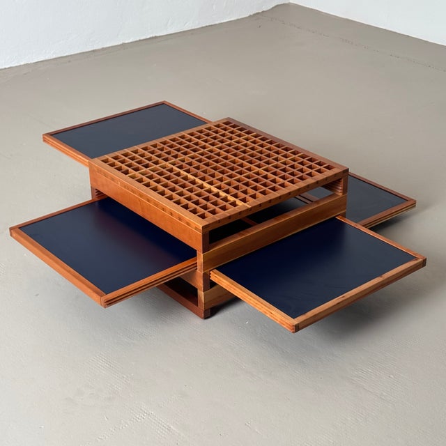 Vintage Coffee Table by Bernard Vuarnesson for Tetra, 1980s For Sale - Image 6 of 6