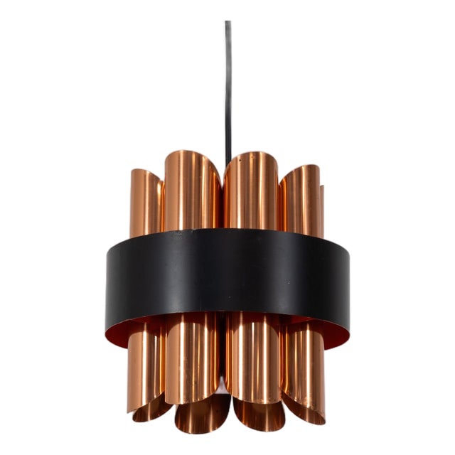 Copper Pendant Light by Werner Schou For Sale