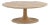 Modern Round Travertine & Cane Coffee Table For Sale