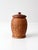 Vintage Hand Carved Floral Wood Jar For Sale - Image 6 of 9