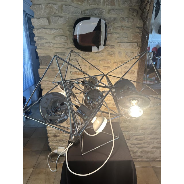 Polyhedra Sculpture Lamp from Guzzini, 1971 For Sale - Image 10 of 18