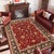 "Enhance the ambiance of your home with this magnificent Persian-influenced Turkish hand-knotted rug made by skilled...