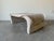 I'm pleased to offer for sale this magnificent Vintage organic Modern split reed "Sculptura" coffee table by the wickedly...