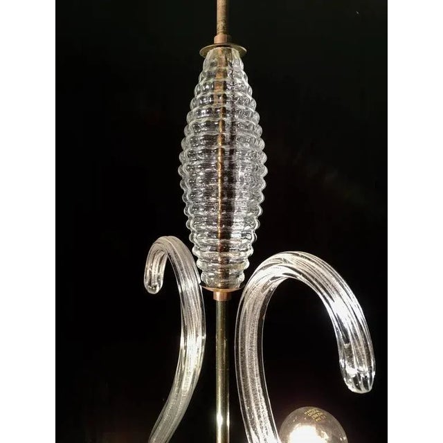 1940s Murano Reticello Chandelier, 1940s For Sale - Image 5 of 9