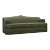 Aveline Sofa, Moss Linen For Sale