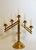 Brass Large Mid 20th Century Articulating Brass Five Light Candelabra For Sale - Image 8 of 12