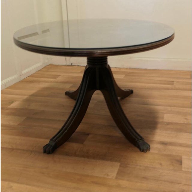 Wood Large Regency Coffee Table, 1960s For Sale - Image 7 of 11