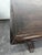 Wood Oak Farmhouse Table with Paneled Top and Lyre-Shaped Legs, 1940s For Sale - Image 7 of 10